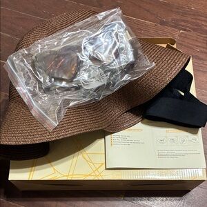 Elegant Brown Women's Sun Hat